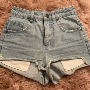 High waisted shorts